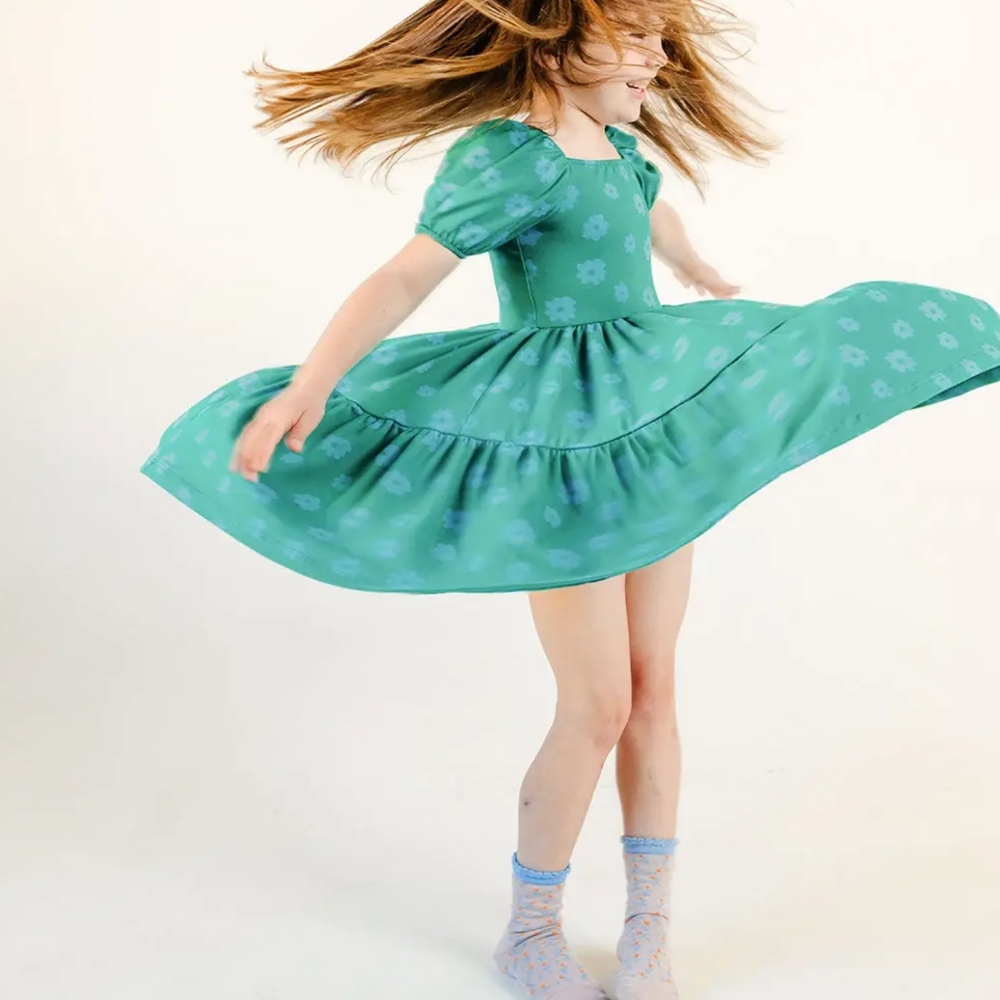 Alice + Ames Turquoise Ballet Dress